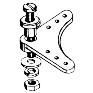 DB167 90o NYLON B/CRANK ASM  (2)